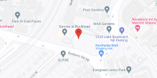 Sunrise of Buckhead in google map