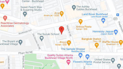Map of the neighborhood around Calvin Court