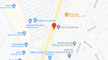 Oaks at Snellville in google map