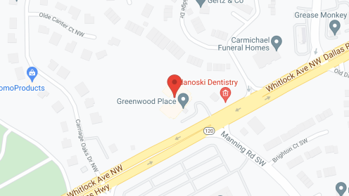 Map of the neighborhood around Greenwood Place