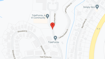 TidePointe, a CCRC in google map