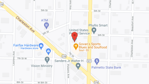 Map of the neighborhood around John E Harter Nursing Ctr