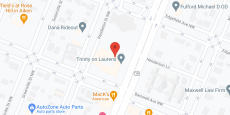 Trinity on Laurens in google map