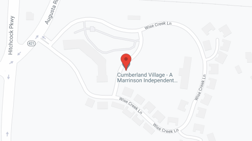 Map of the neighborhood around Cumberland Village