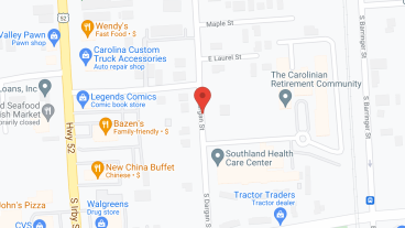 The Carolinian in google map