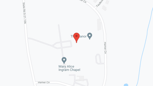 Map of the neighborhood around Wesleyan Suites