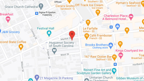Map of the neighborhood around Canterbury House