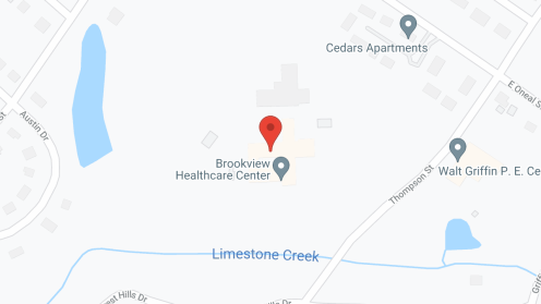 Map of the neighborhood around Brookview Healthcare Ctr
