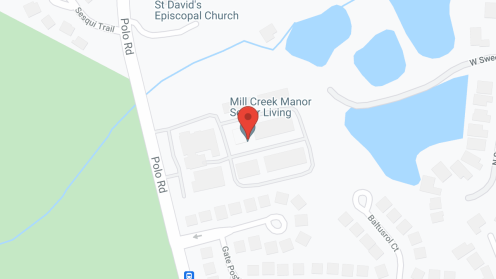 Map of the neighborhood around Mill Creek Manor