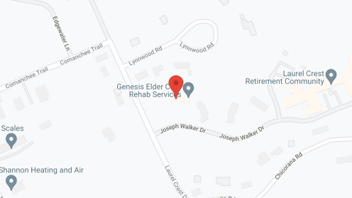 Map of the neighborhood around Laurel Crest