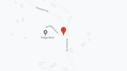 Map of the neighborhood around Ridge Rest