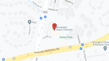 Brookdale South Charlotte in google map
