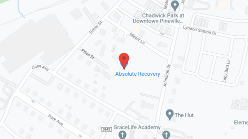 Map of the neighborhood around Pineville Rest Home