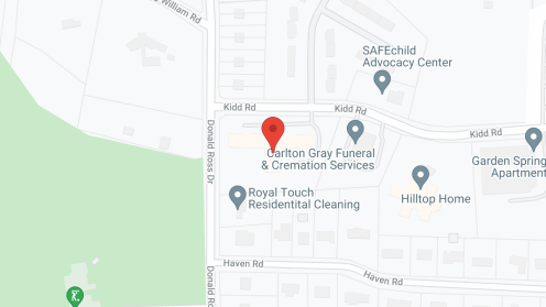 Map of the neighborhood around Wake Assisted Living Memory Care