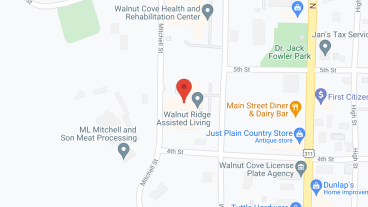 Walnut Ridge in google map