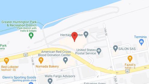 Map of the neighborhood around Heritage Center - WV