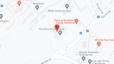 The Elms of Lynchburg in google map