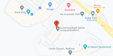 Commonwealth Senior Living at Radford in google map