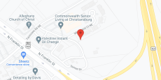 Commonwealth Senior Living at Christiansburg in google map