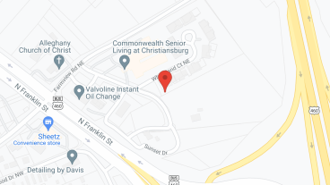 Commonwealth Senior Living at Christiansburg in google map
