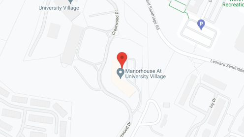 Map of the neighborhood around Morningside of Charlottesville