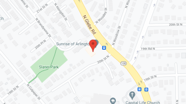 Sunrise of Arlington VA in google map
