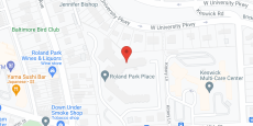 Roland Park Place in google map