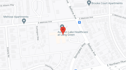 Map of the neighborhood around Long Green Center