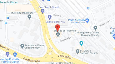 Sunrise of Rockville in google map