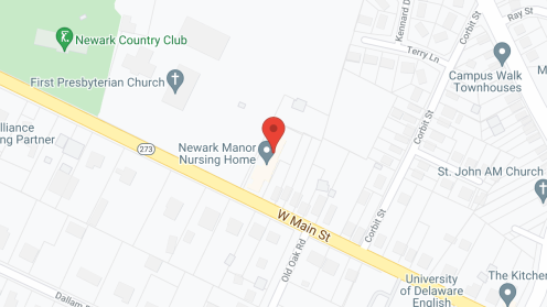 Map of the neighborhood around Newark Manor