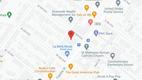 Map of the neighborhood around Marshall W Lee Towers