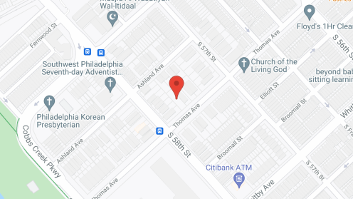 Map of the neighborhood around Bate's Personal Care Home