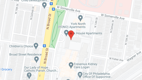 Map of the neighborhood around The York House