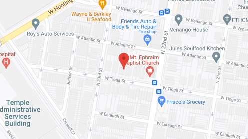 Map of the neighborhood around Johnson Family House