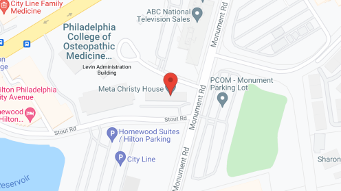Map of the neighborhood around Overmont House