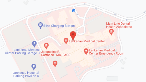Map of the neighborhood around Saunders House