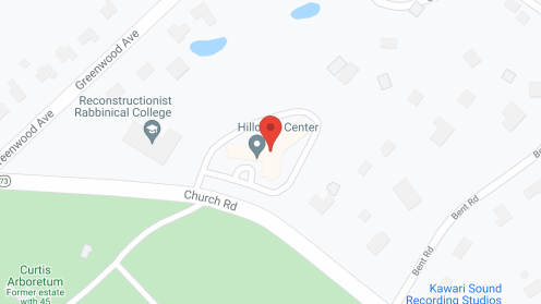 Map of the neighborhood around Hillcrest Center
