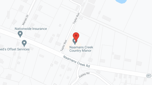 Map of the neighborhood around Naamans Creek Country Manor