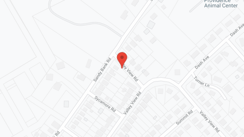 Map of the neighborhood around Rose Tree Place