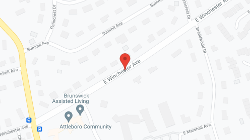 Map of the neighborhood around Oxford Enhanced Senior Living