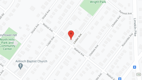 Map of the neighborhood around North Hills Homes