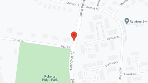 Map of the neighborhood around Friends Village, Styer Campus