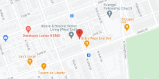 Above All Senior Care in google map