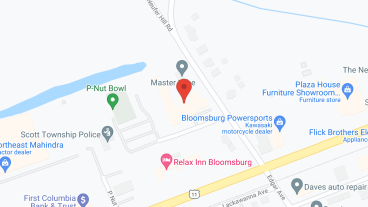 Brookdale Bloomsburg in google map