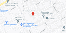Bloomsburg Towers in google map