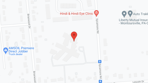 Map of the neighborhood around Sycamore Manor Health Ctr