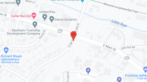 Map of the neighborhood around Luther Acres