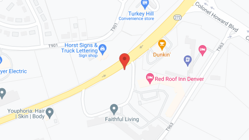 Map of the neighborhood around Faithful Living