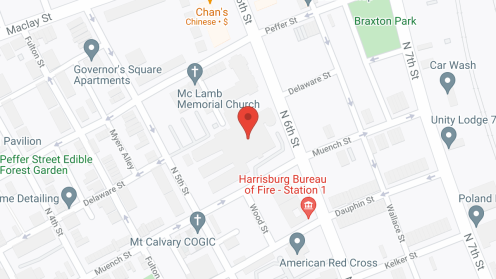 Map of the neighborhood around Homeland Center