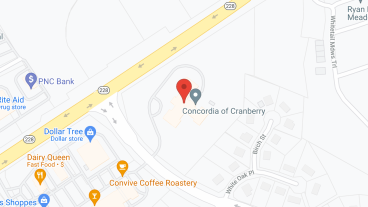 Concordia at Cranberry in google map
